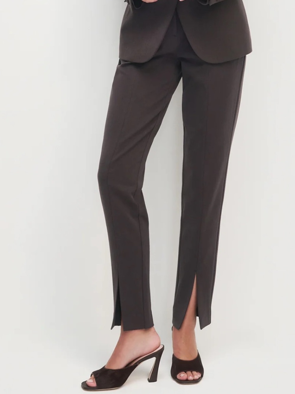 Favorite Daughter The Split Decision Pants in Coffee